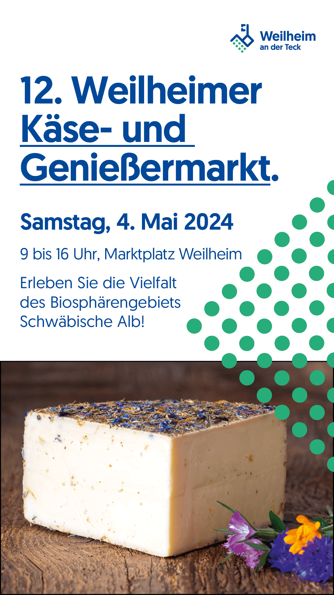 12. Weilheimer Käse- und Genießermarkt - Genuss für alle Sinne