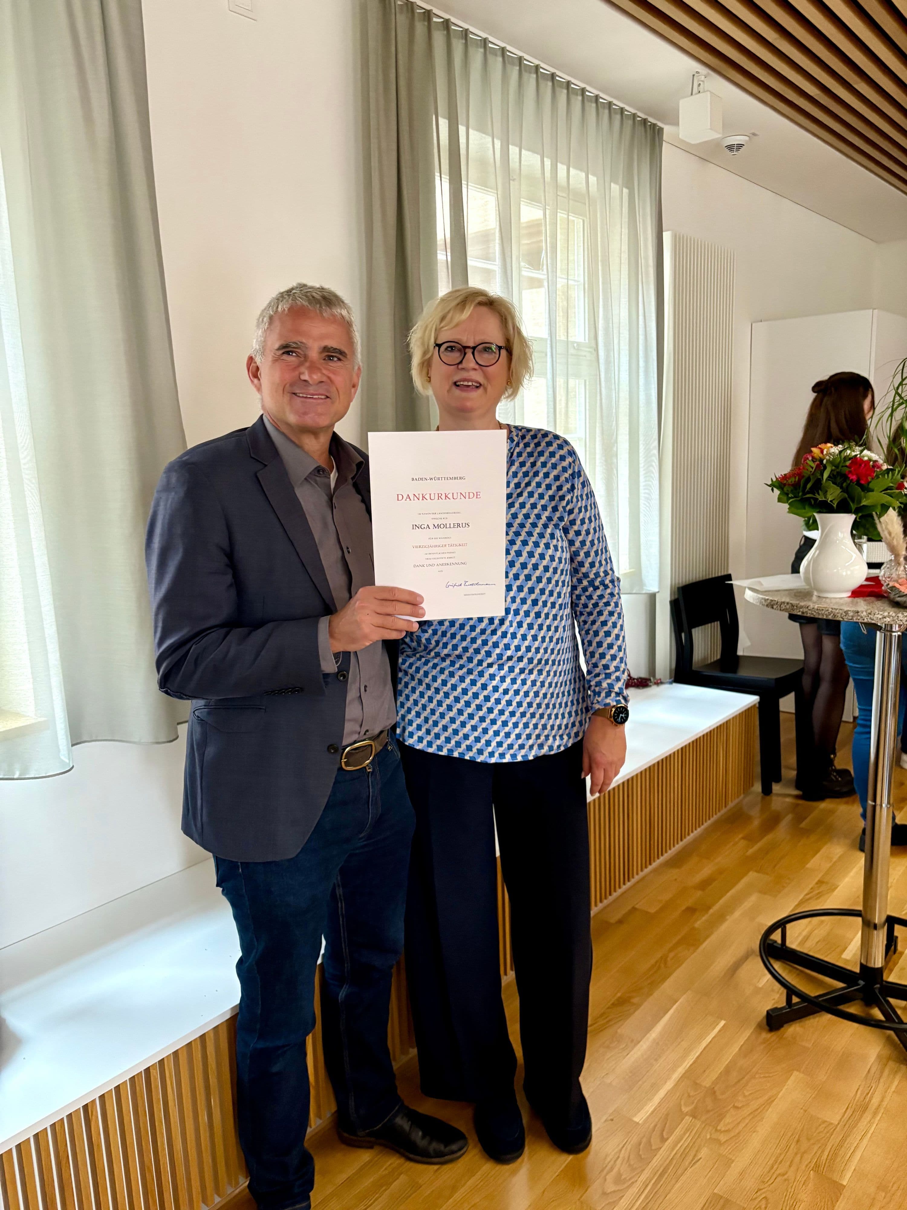 40 Jahre im Dienst der Stadt Sachsenheim