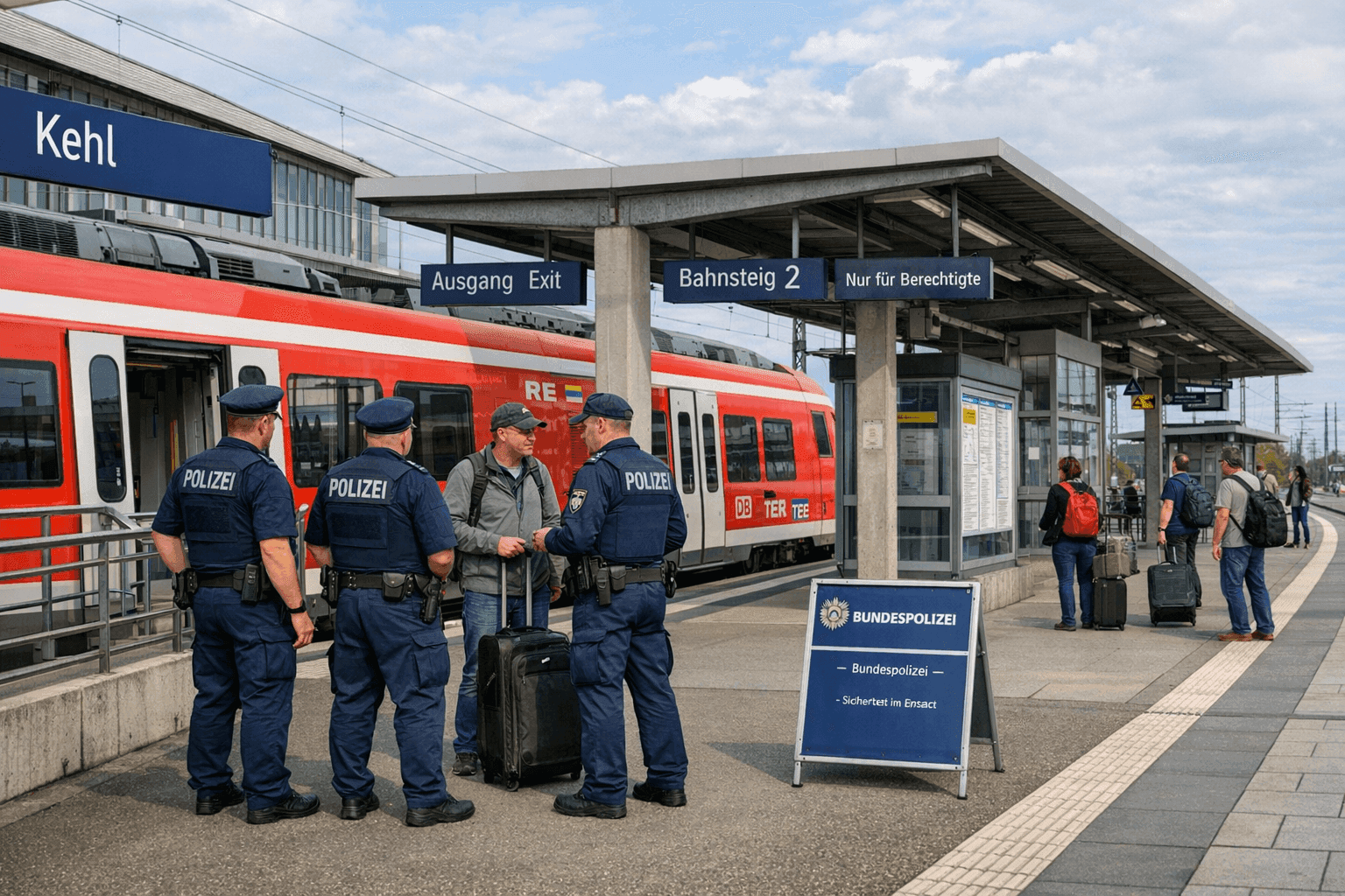 Bundespolizei fasst Gesuchten in Kehl
