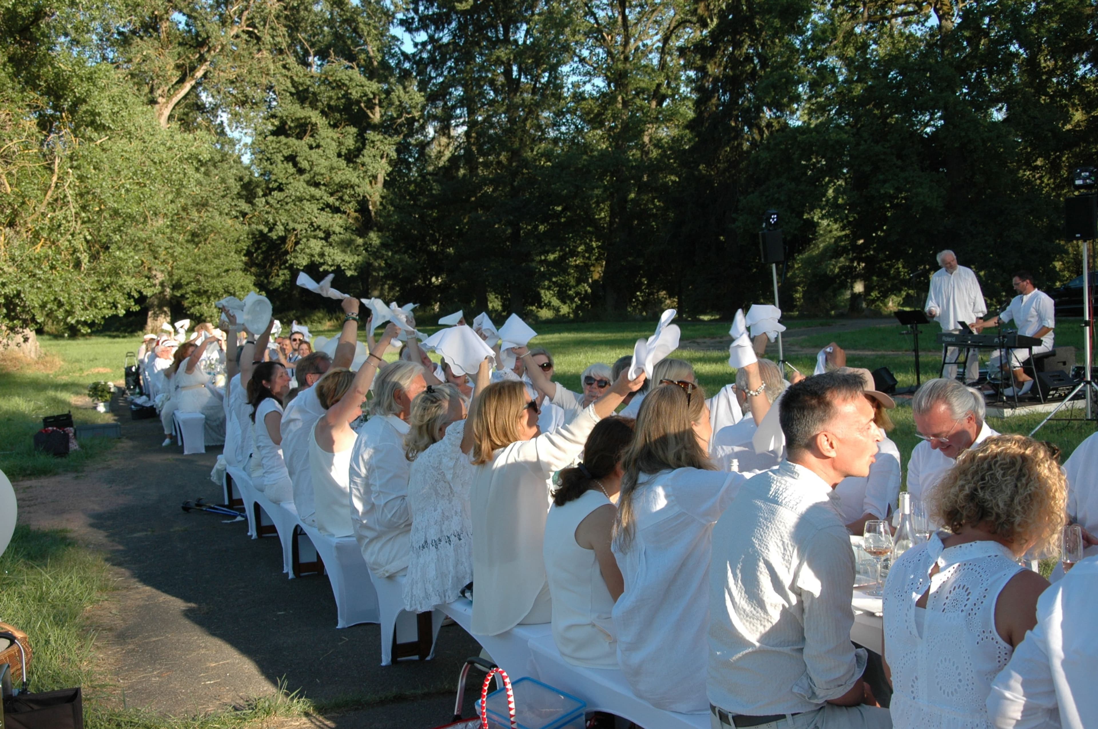 Dîner en blanc 2025 in Donaueschingen