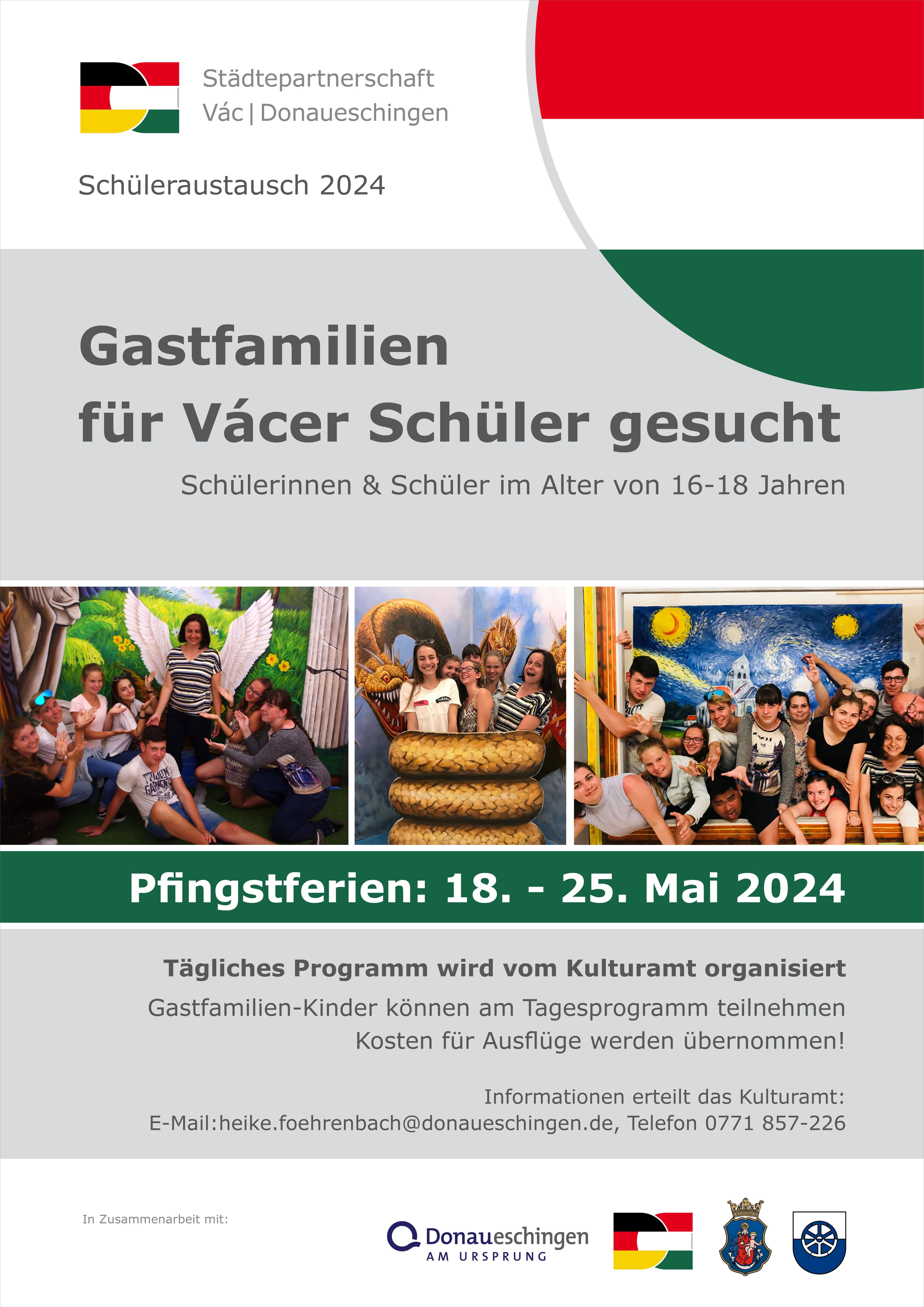 Einladung zur Gastfreundschaft: Schüleraustausch in Donaueschingen