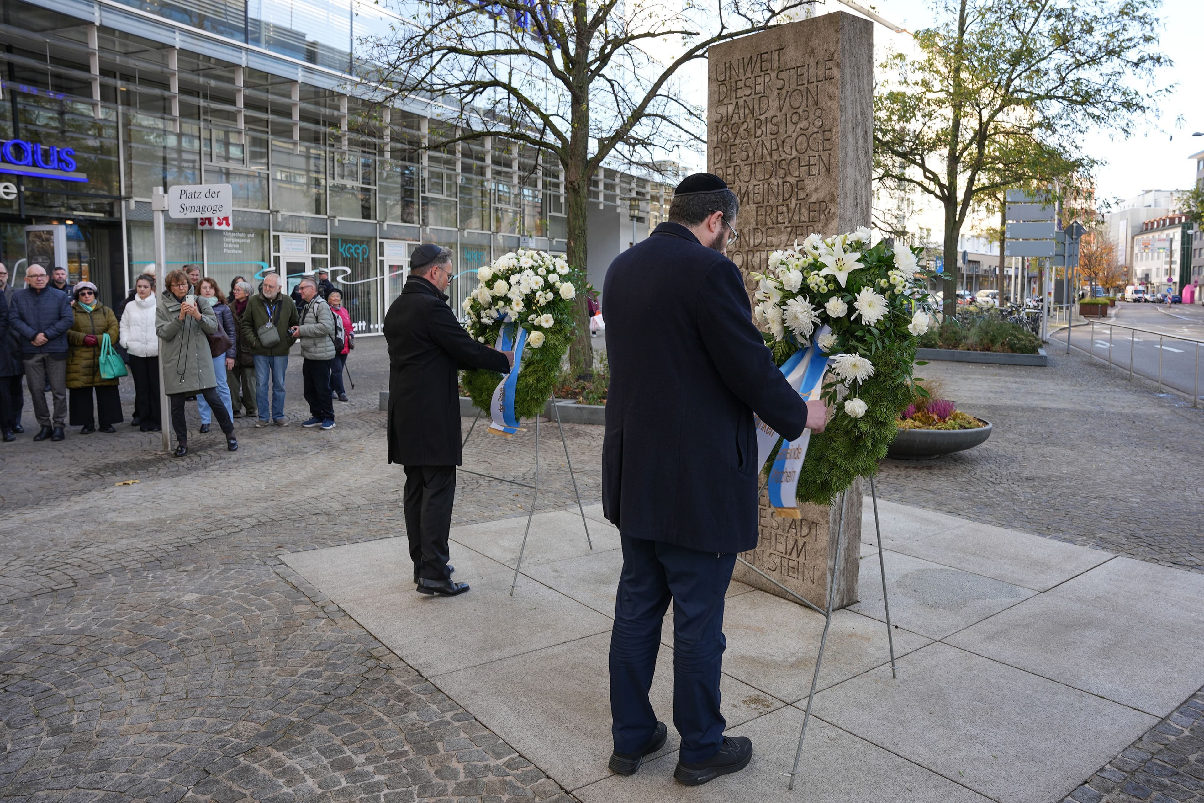 Erinnerung an die Reichspogromnacht in Pforzheim