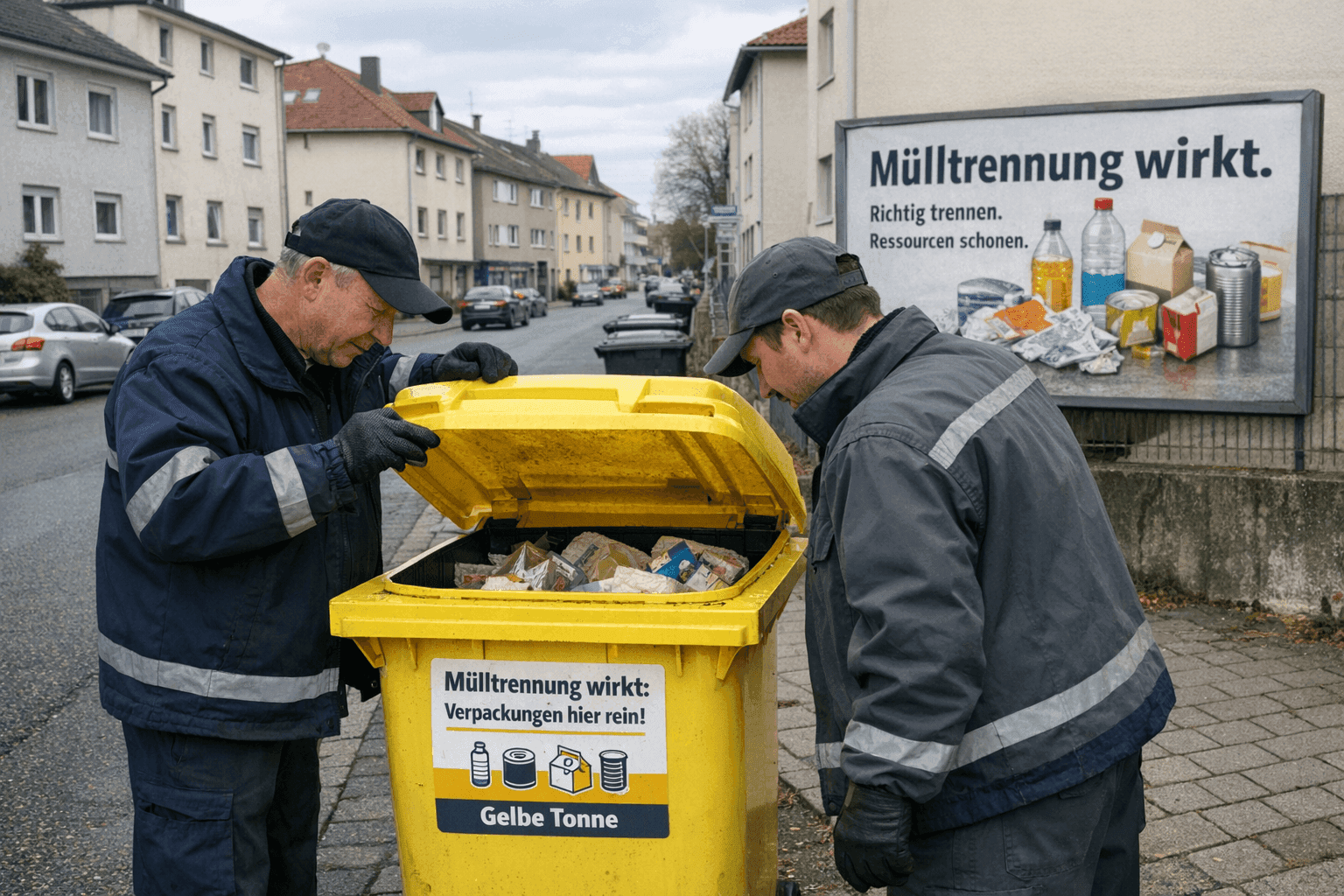 Kurzmitteilung: Pforzheim kontrolliert Gelbe Tonnen