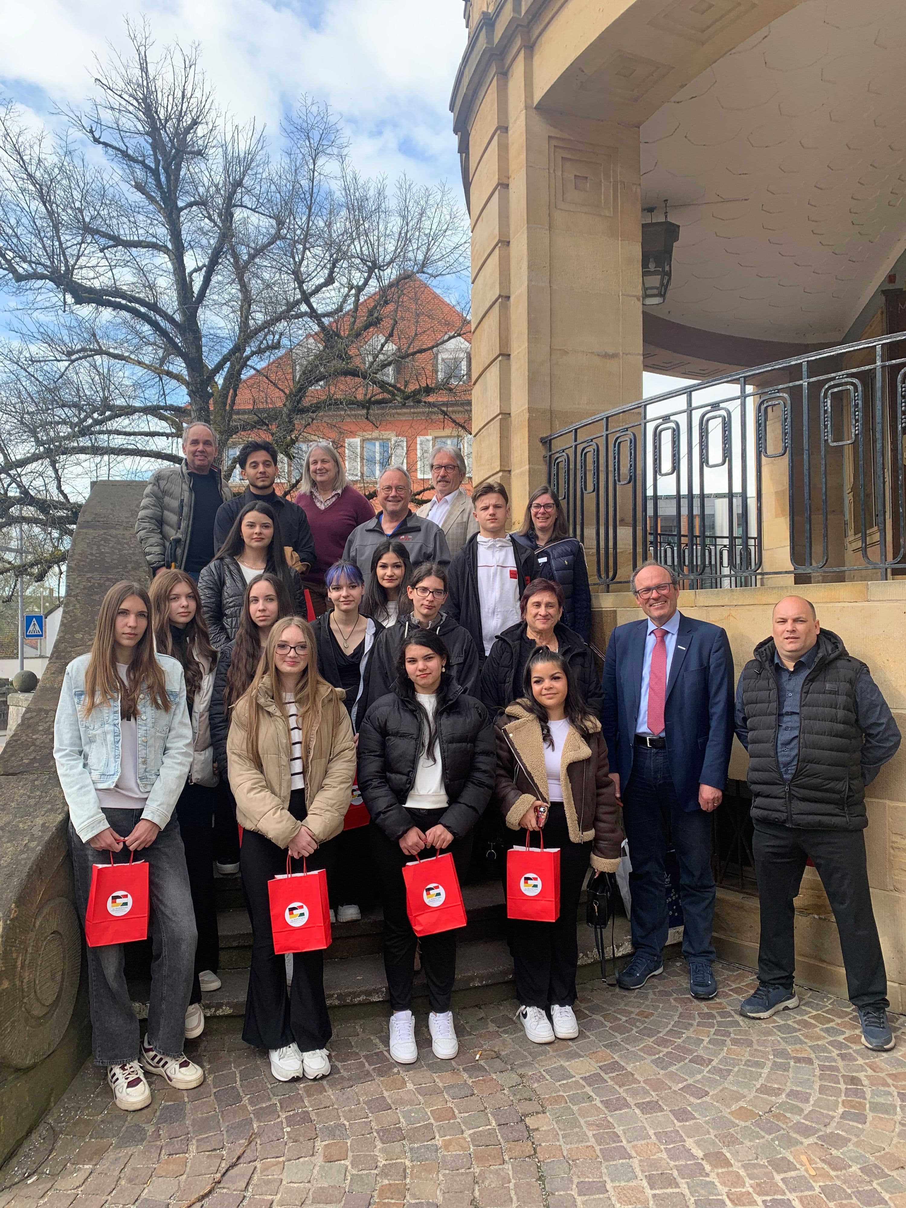 Ungarische Schüler in Donaueschingen