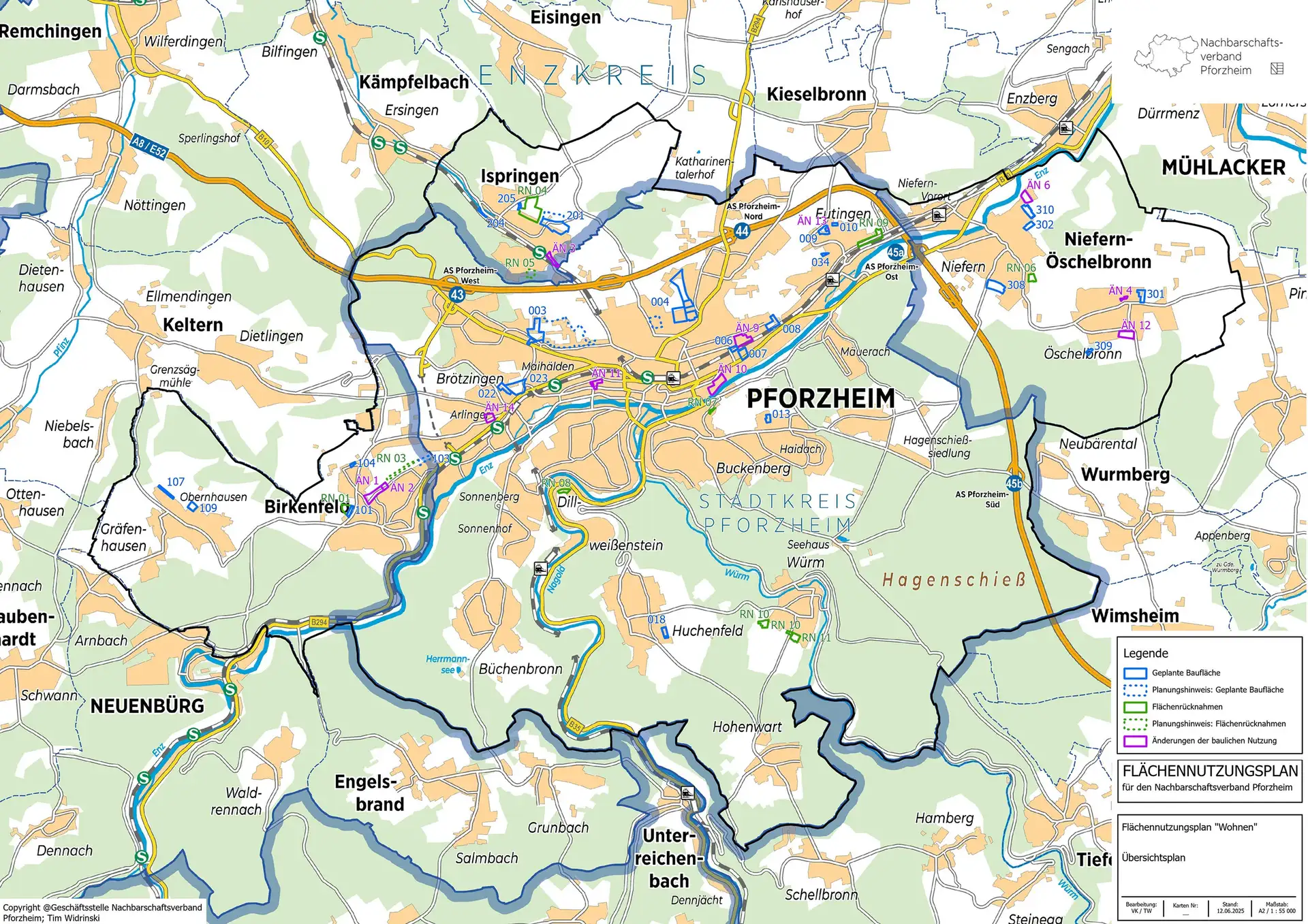 Pforzheim plant neuen Wohnraum und zeigt starke Umweltaktion