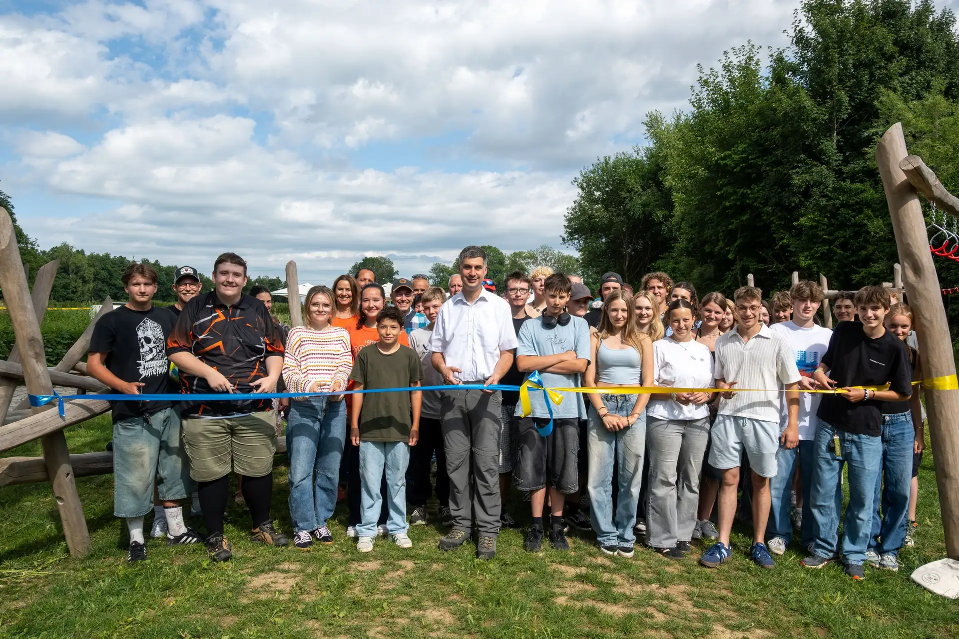 Neuer Jugend-Grillplatz "Grille" in Leutkirch eröffnet