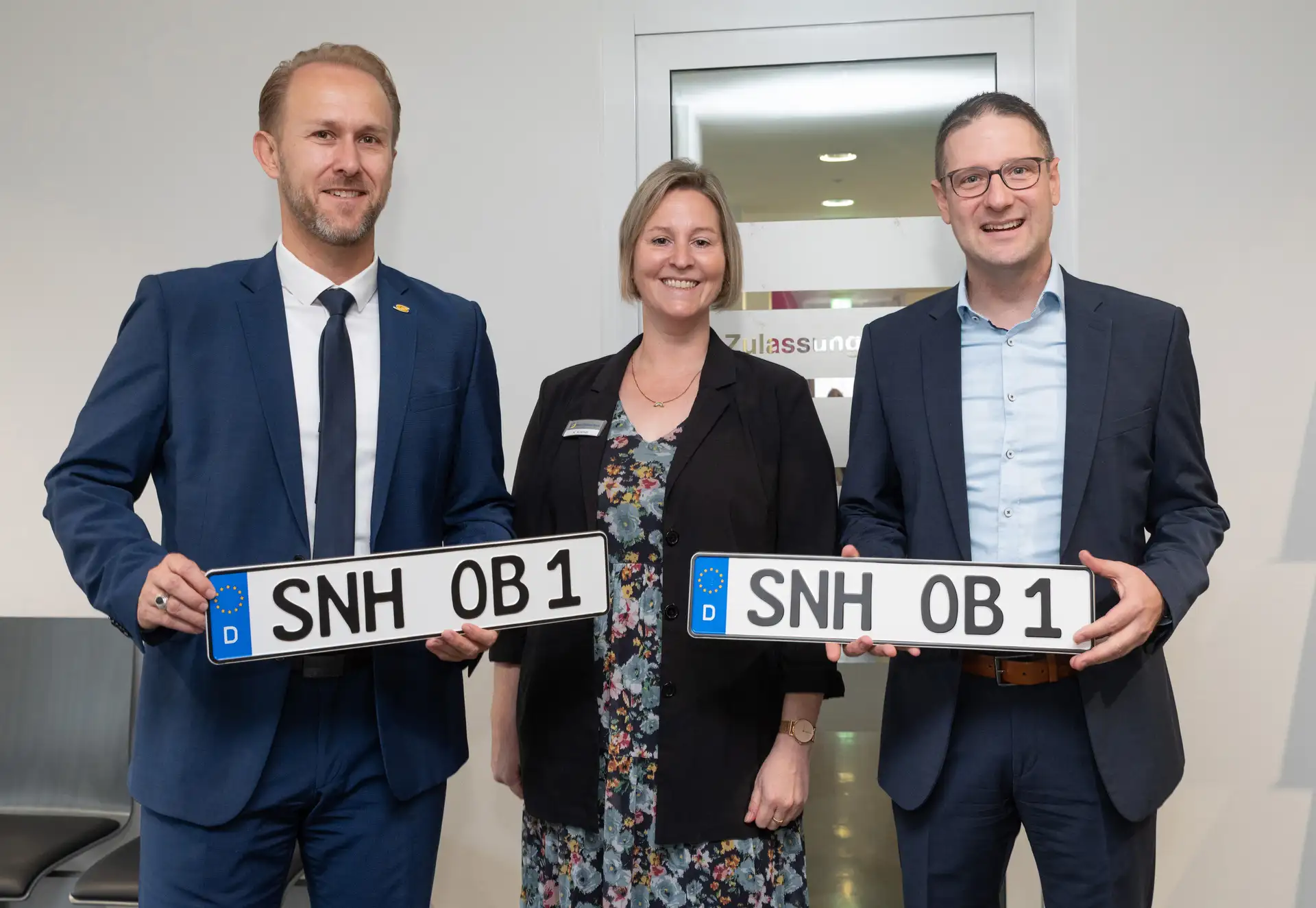 OB Marco Siesing, Katrin Krämer, LR Manuel Just