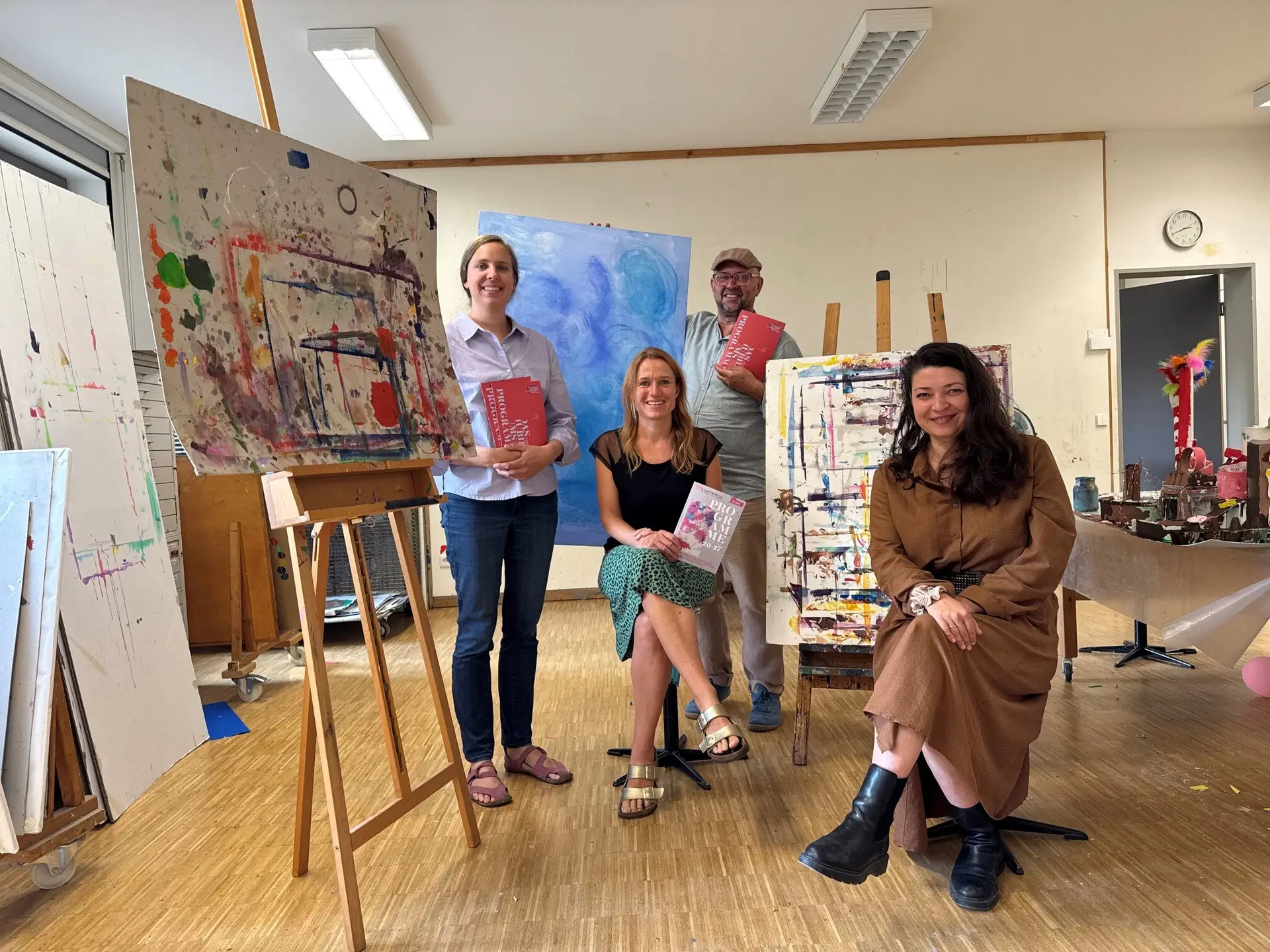 Kristina Köpp, Felizitas Diering, Michael Witte und Olga Richter.